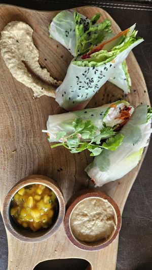Summer Rolls  at Vikasa Yoga Retreat and Restaurant in Koh Samui