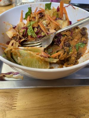 Veggie bowl  at Chubby Gonzo's in Siem Reap