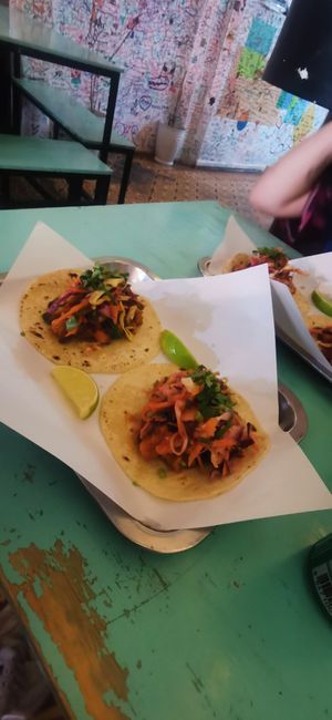 Vegan Tacos at Chubby Gonzo's in Siem Reap