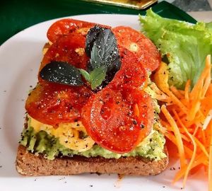 Avocado toast at Air's Kitchen & Cafe in Chiang Mai