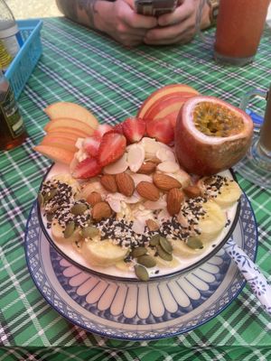 Airs favorite oatmeal.   at Air's Kitchen & Cafe in Chiang Mai