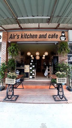 Entrance to the new shop at Air's Kitchen & Cafe in Chiang Mai