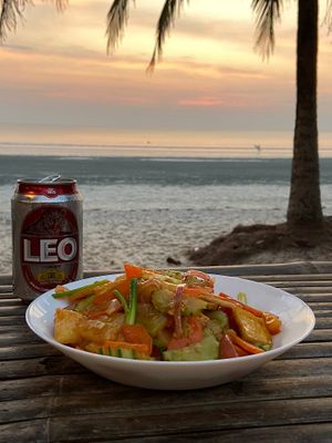 Sweet and sour with tofu at Friends in Koh Phayam