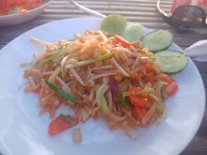 Pad thai tofu vegan at Friends in Koh Phayam