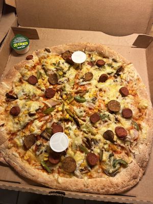 XXL The Vegan Works   at Papa John's in Enfield