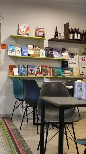 La libreria #Veganuary at NORA in Turin