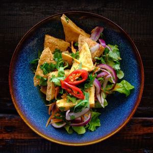 Tofu Larb at Sa-Lung Thai Cafe in North Perth