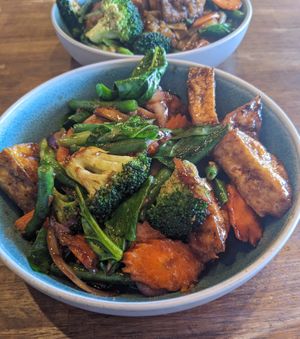 Veggies at Sa-Lung Thai Cafe in North Perth