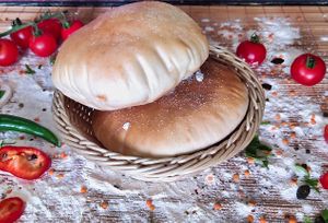 Pita bread at Hummus Wrap in Cluj-napoca