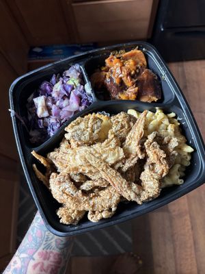 Oyster mushroom Sunday dinner   at More Life Foods in Detroit