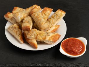 Vegan Cheese Breadsticks at Sarpino's Pizzeria in Downers Grove