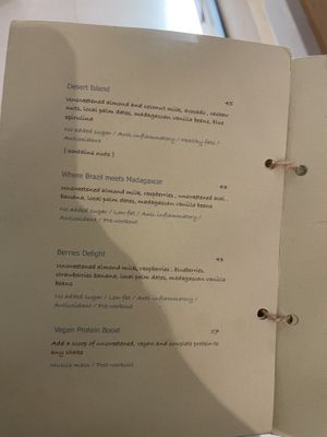 Menu  at Carlito's Juice Bar  in Dubai