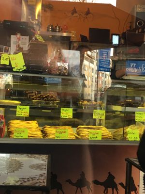 Blick von außen ins Café  at Casablanca in Cologne