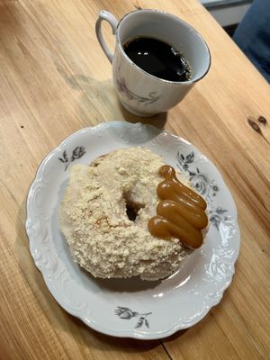 Tiramisu cookie donut  at Round - Steissi in Helsinki
