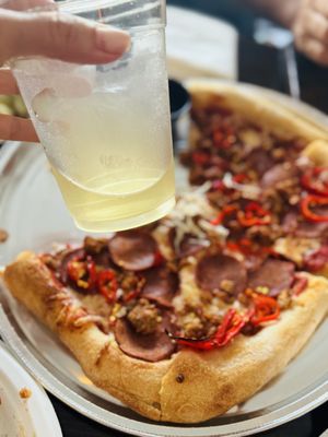 Divala & Ginger cider   at Sky High Pie in Joshua Tree