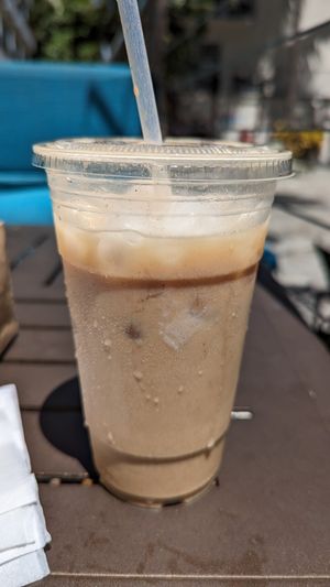Hawaiian horchata, macadamia and coconut milk at Pit Stop Hawaii in Honolulu