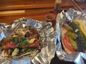 For vegetarian  at Pit Stop Hawaii in Honolulu