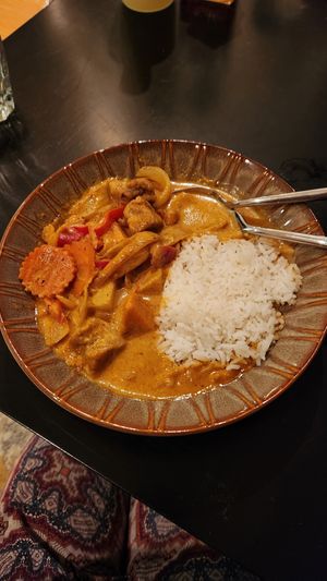 Mussaman Curry and Rice #Veganuary at Khong Thai Cuisine in Rochester