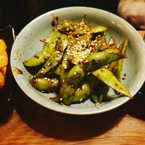 Edamame  #Veganuary at Pincho Nation Theater in Oslo