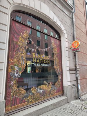 Facade at Pincho Nation Theater in Oslo