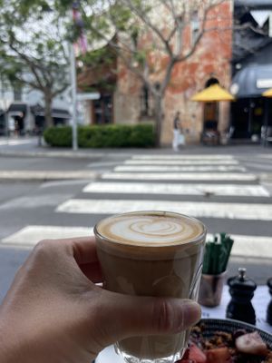Oat latte #Veganuary at Bake Bar in Paddington