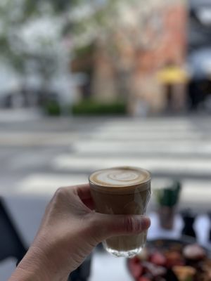 Oat latte #Veganuary at Bake Bar in Paddington