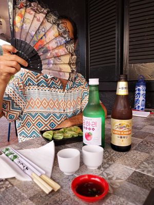 Gyosas at OK Sushi in Edge Hill