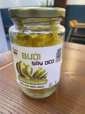 Pomelo skin (expensive at 120k but vegan rice is free)   at Chay Ngon Hung Phat in Ho Chi Minh City