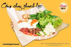 Rice plate    at Chay Ngon Hung Phat in Ho Chi Minh City