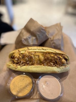 Hot dog  #Veganuary at Vbb House in Paris