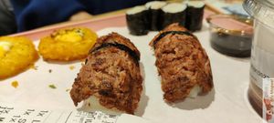 Sushi meat at Vbb House in Paris