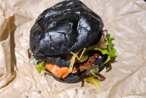 Happy duck "foie gras" burger at Vbb House in Paris