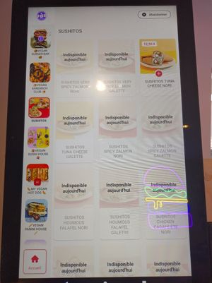 Sushito menu as of September 2024 at Vbb House in Paris