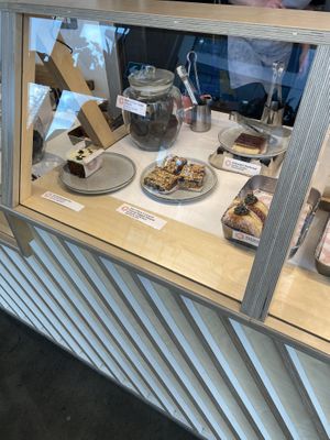 The flapjacks and the cookies are vegan  at Small Goods in Bristol