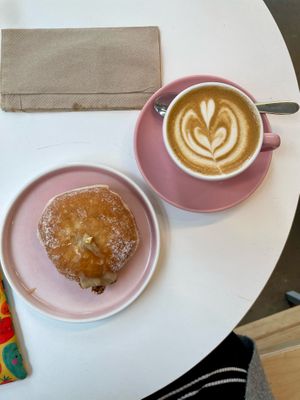 Maple and pecan doughnut at Small Goods in Bristol