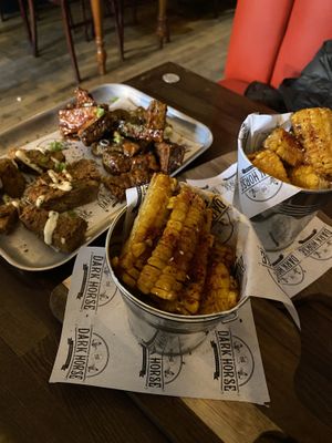Tofu Wings & Corn Ribs   at The Dark Horse in Birmingham