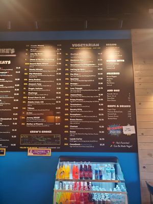 Menu at Ike's - Camelback Colonnade in Phoenix