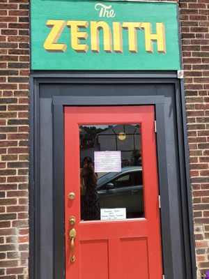 The entrance at The Zenith in Pittsburgh