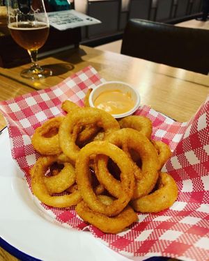 Onion rings   at BrewDog in Eveleigh