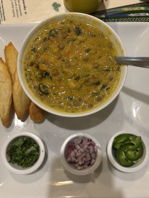 Lentil soup   at Pita Sabij in San Pedro La Laguna