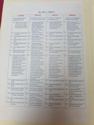 Menu June 2023 at Degli Orti in Assisi