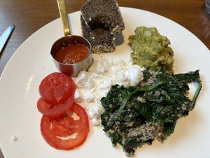 The Heidelberg vegan breakfast   at German Gymnasium in North London