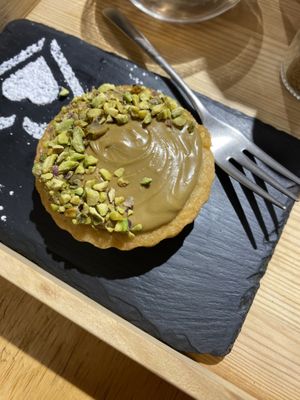 Crostatina frangipane al pistacchio   at Teaperugia in Perugia