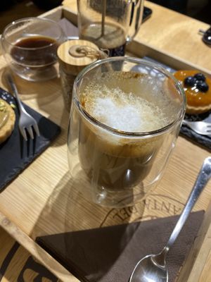 Cappuccino al latte di mandorle  at Teaperugia in Perugia