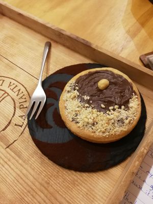 Chocolate crostatina at Teaperugia in Perugia