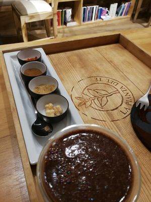 Hot chocolate with spices at Teaperugia in Perugia
