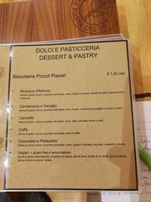 Dessert at Teaperugia in Perugia