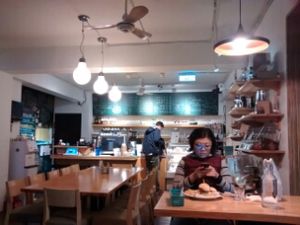 interior at PP 99 Cafe in Taipei