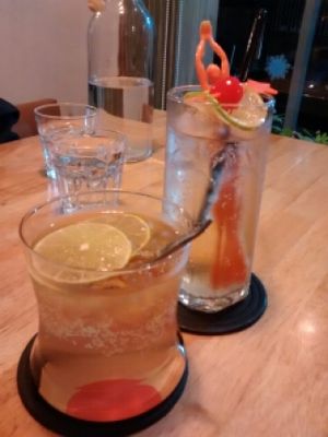 cocktails at PP 99 Cafe in Taipei