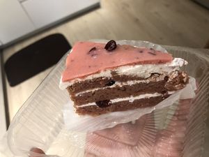 I wouldn’t call it red velvet cake but it’s yummy!!  at PP 99 Cafe in Taipei